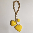 Switch Puffy Triple Heart Bag Chain 3 image