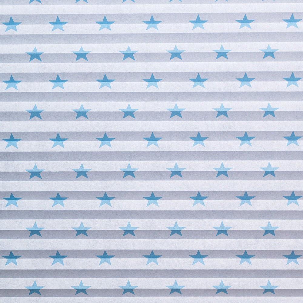 Blue Stars Window Shade
