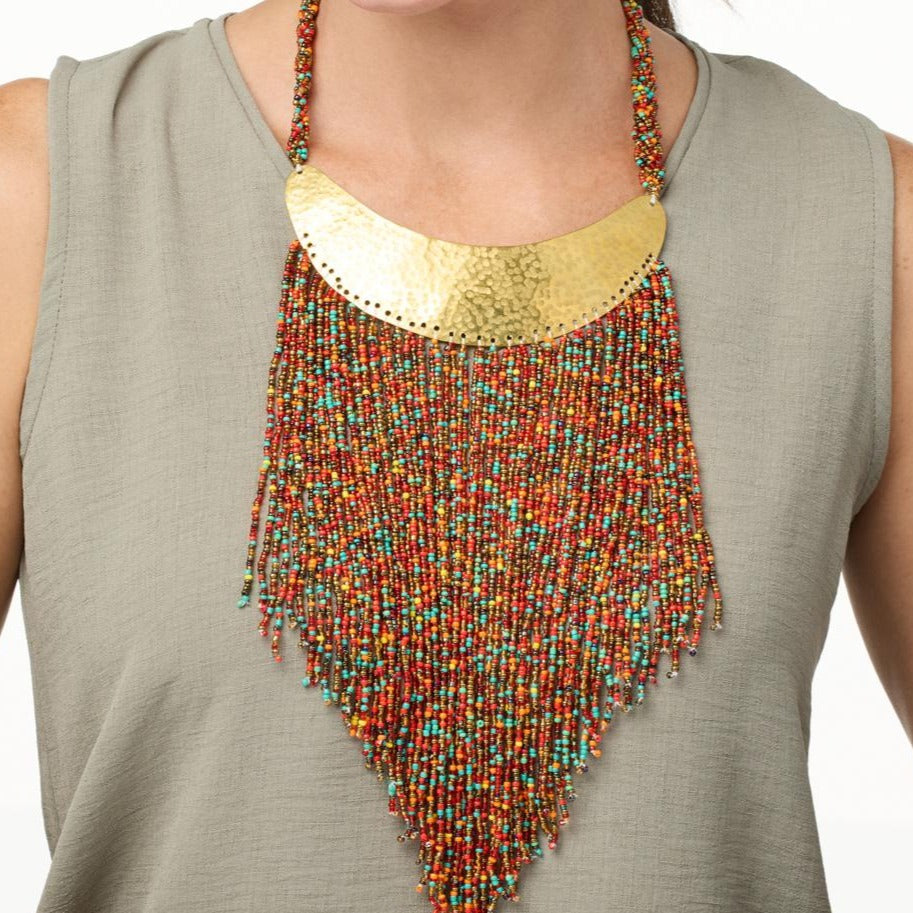 Maasai Necklace- Short - KENDI AMANI