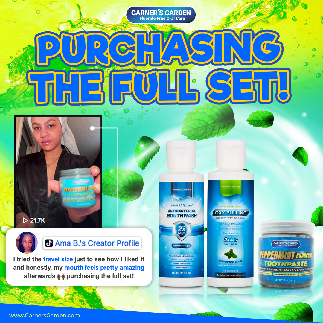 Travel Sized Oral Care Trio | Trio | H2O2 | Fluoride Free